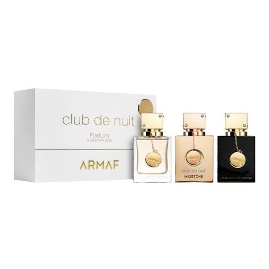 Set Armaf Club De Nuit Parfum (club de Nuit woman 30 ml + milestone 30 ml + club de Nuit intense 30 ml) mujer