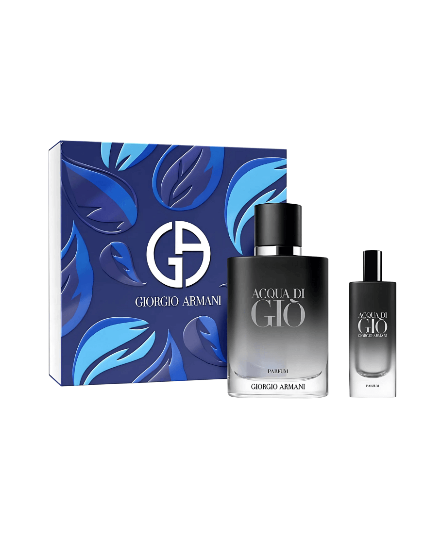 Set Giorgio Armani Acqua di Giò Parfum (Parfum 100 ml + Mini 15 ml) - Ufemme