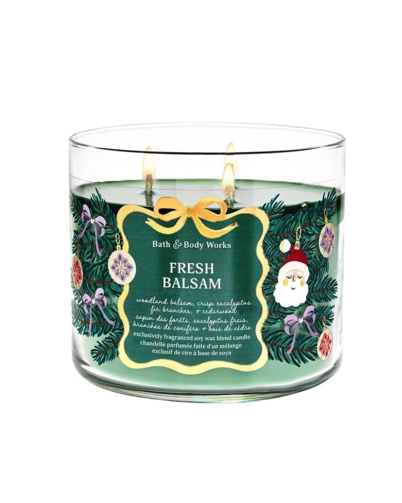 Bath & Body Works Vela Aromática Fresh Balsam 411 g - Ufemme