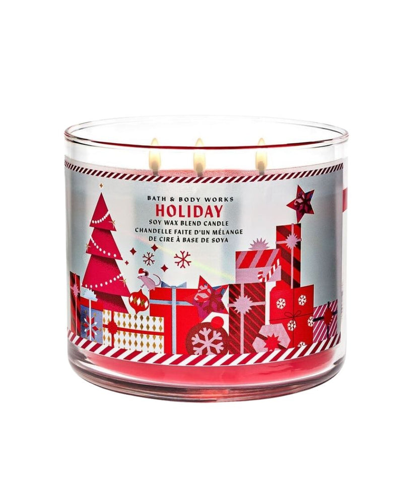 Bath & Body Works Vela Aromática Holiday 411 g - Ufemme
