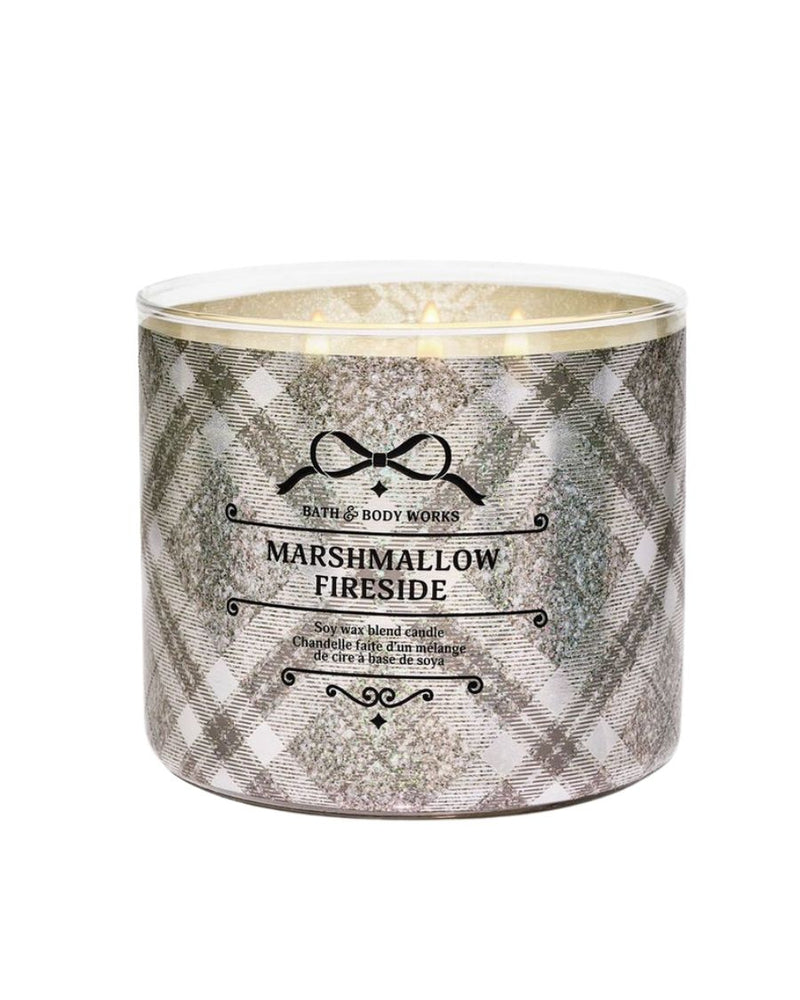 Bath & Body Works Vela Aromática Marshmallow Fireside 411 g - Ufemme