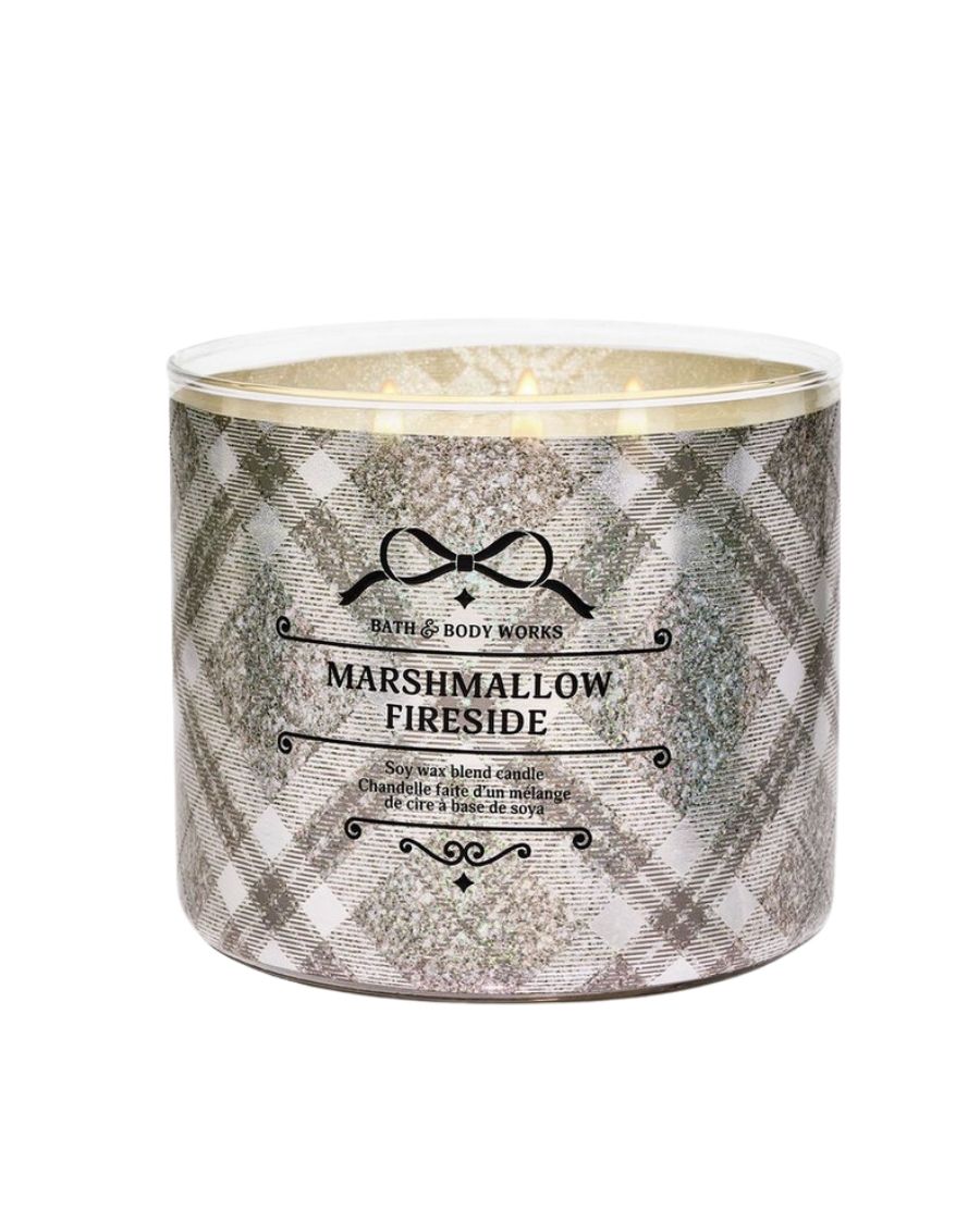 Bath & Body Works Vela Aromática Marshmallow Fireside 411 g - Ufemme