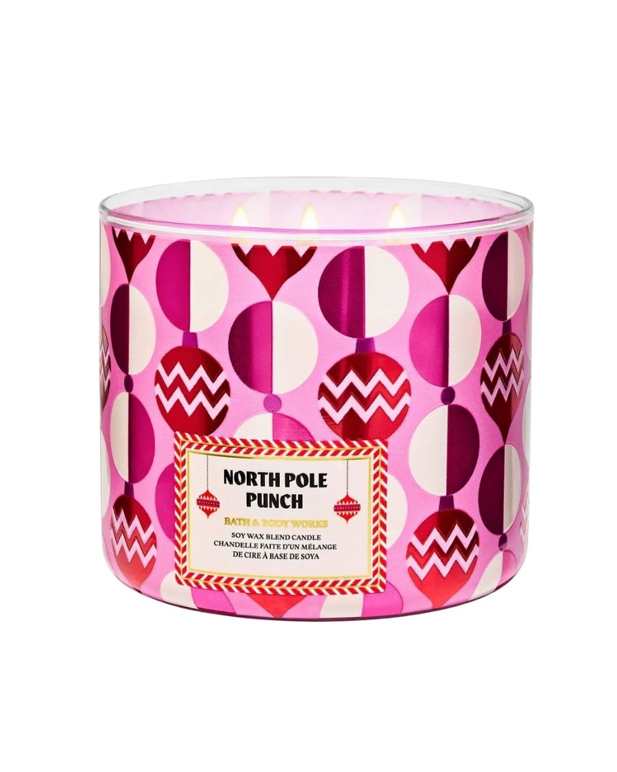 Bath & Body Works Vela Aromática North Pole Punch 411 g - Ufemme