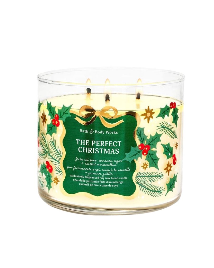 Bath & Body Works Vela Aromática The Perfect Christmas 411 g - Ufemme
