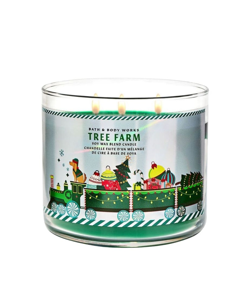 Bath & Body Works Vela Aromática Tree Farm 411 g - Ufemme