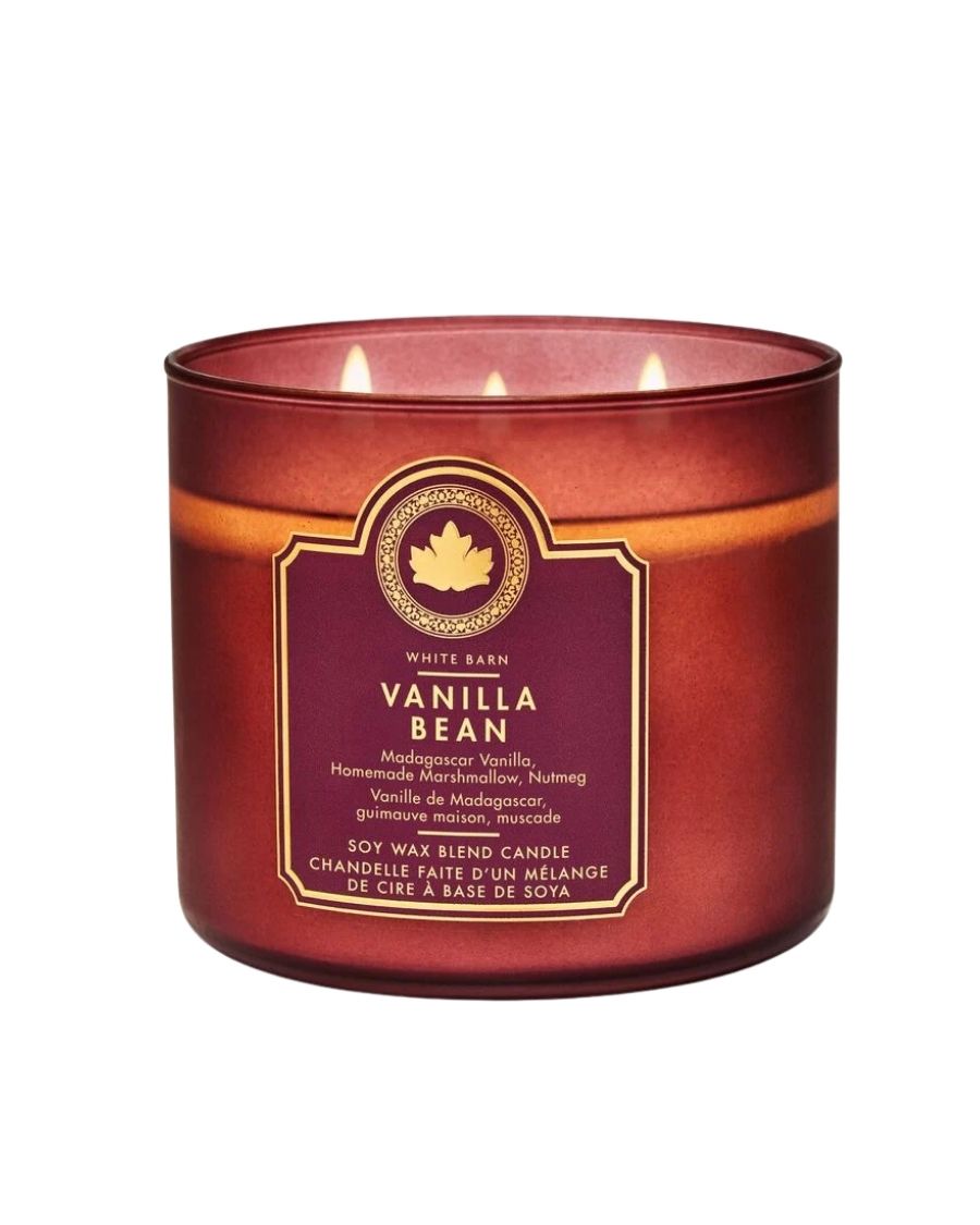 Bath & Body Works Vela Aromática Vanilla Bean 411 g - Ufemme