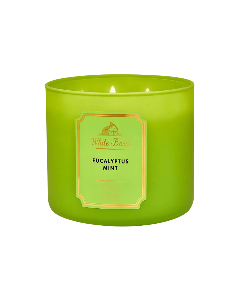 Bath & Body Works Vela Aromática Eucalyptus Mint 411 g - Ufemme