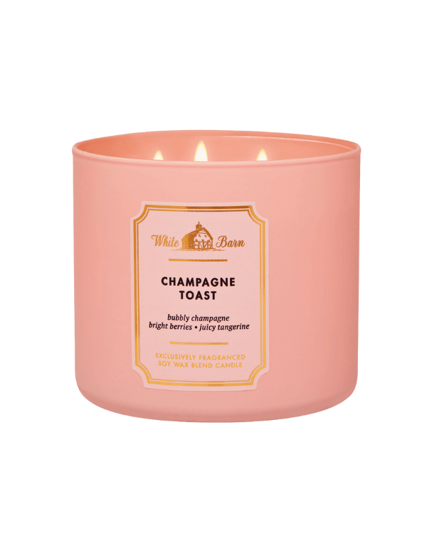 Bath & Body Works Vela Aromática Champagne Toast 411 g - Ufemme