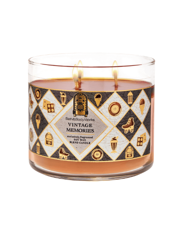 Bath & Body Works Vela Aromática Vintage Memories 411 g - Ufemme