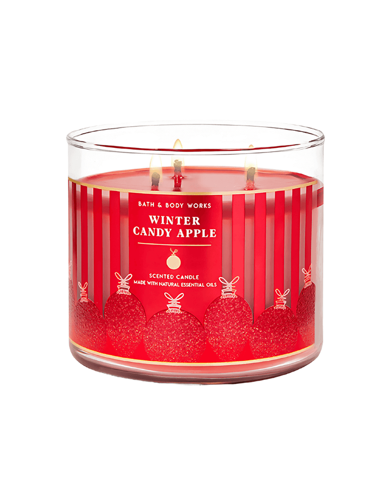 Bath & Body Works Vela Aromática Winter Candy Apple 411 g - Ufemme