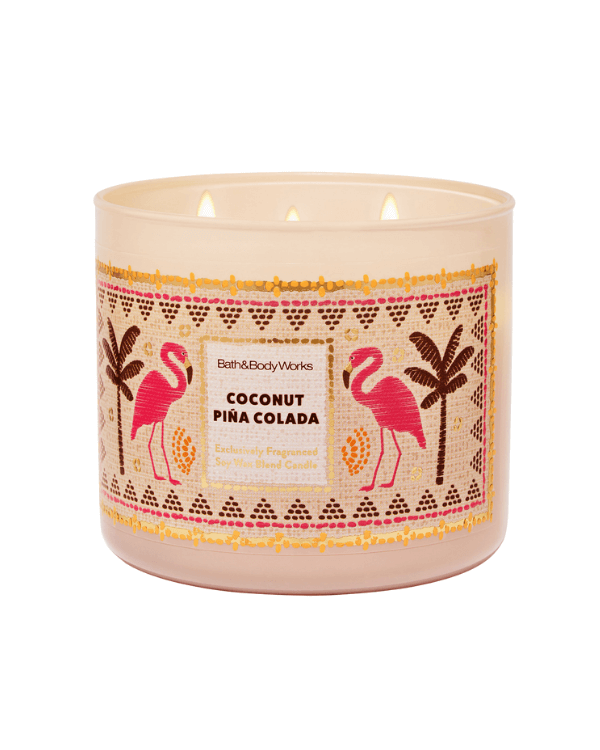 Bath & Body Works Vela Aromática Coconut Piña Colada 411 g - Ufemme