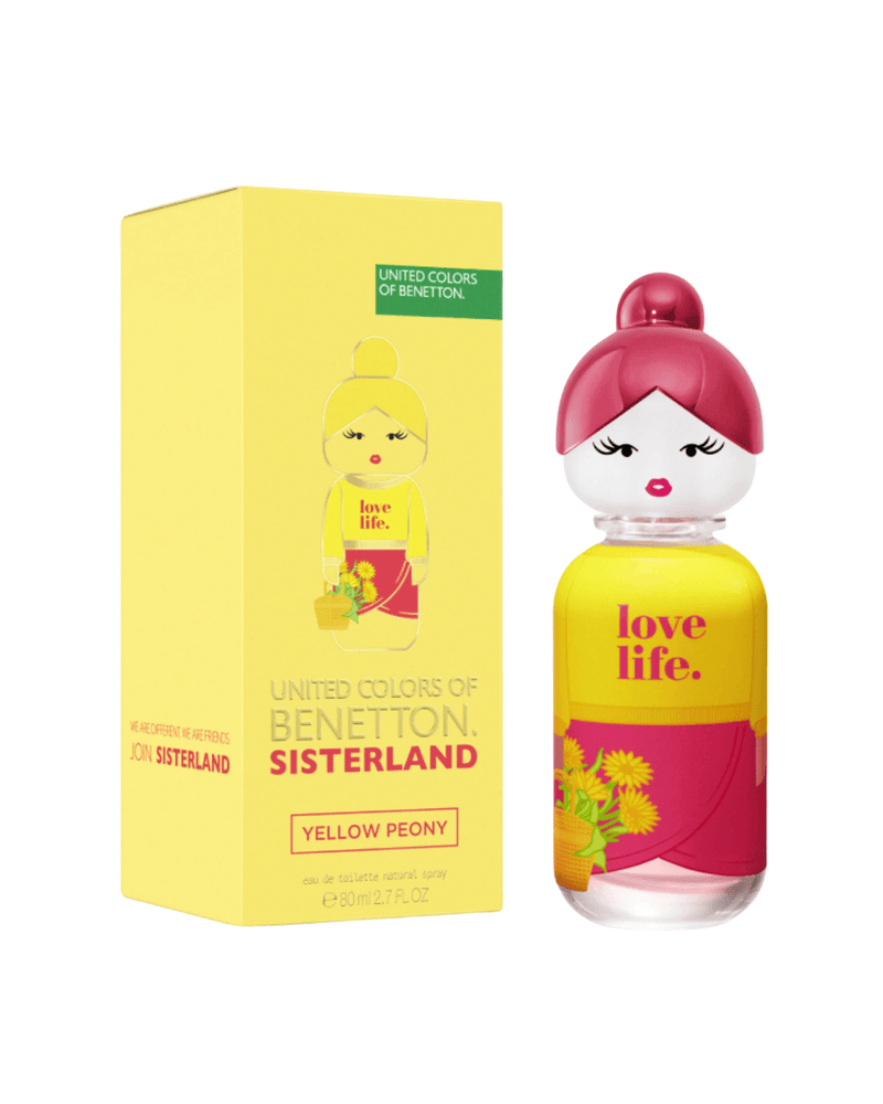 Benetton United Colors Sisterland Yellow Peony 80 ml edt - Ufemme