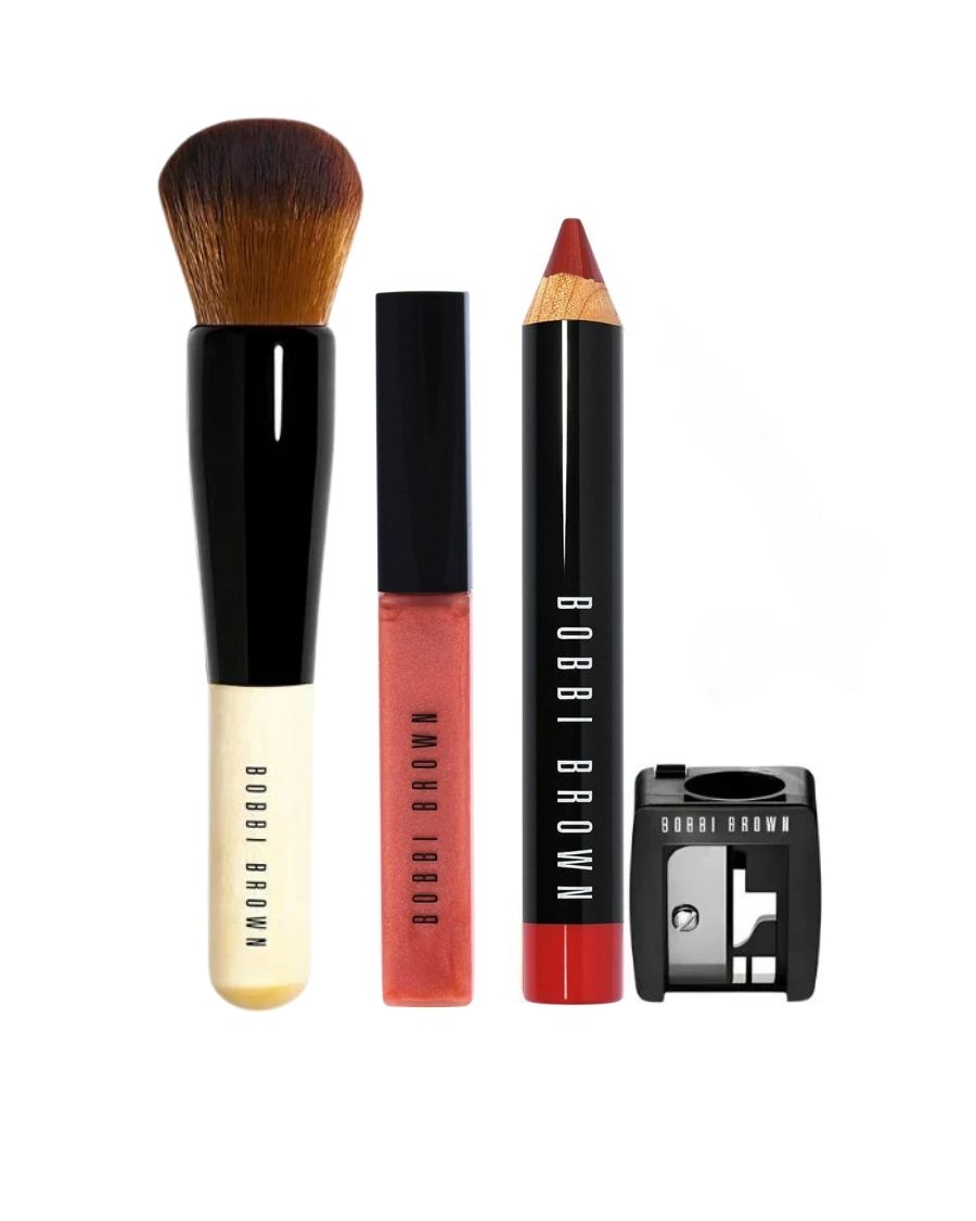 Bobbi Brown Mi Kit De Maquillaje Labios (Lápiz para labios + Brillo para Labios + Brocha)