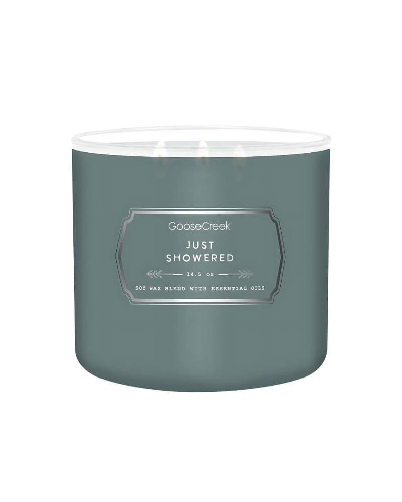 GooseCreek Vela Aromática Just Showered 411 g - Ufemme