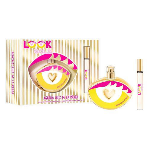 Set Agatha Ruiz de la Prada Look Gold (perfume 80 ml + mini 10 ml) mujer