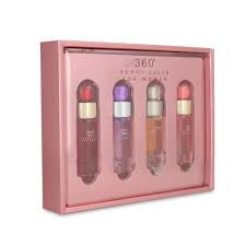 Set Perry Ellis Woman minis (red + purple + trad + coral 7.5 ml) mujer