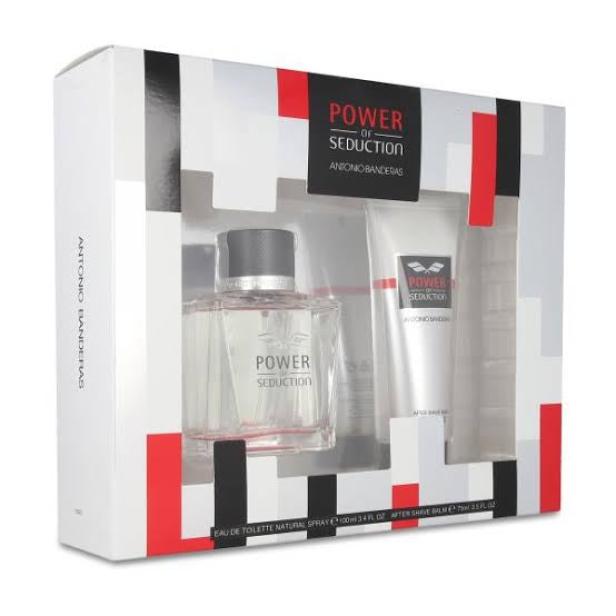 Set Antonio Banderas Power Of Seduction (perfume 100 ml + after shave 75 ml) hombre