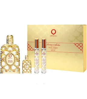 Set Orientica Royal Amber (perfume 80 ml + mini 7.5 ml + mini 10 ml + mini 10 ml) unisex