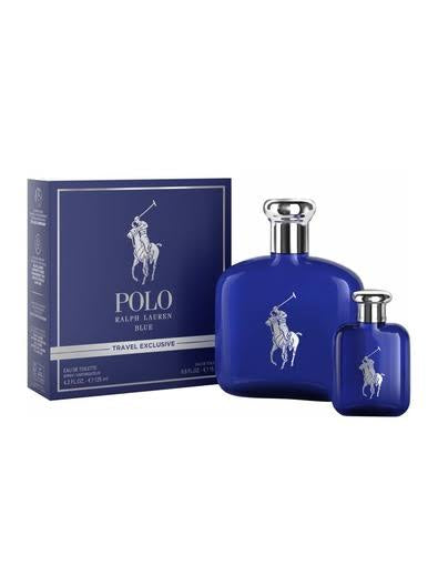 Set Ralph Lauren Polo Blue (perfume 125 ml + mini 15 ml) hombre