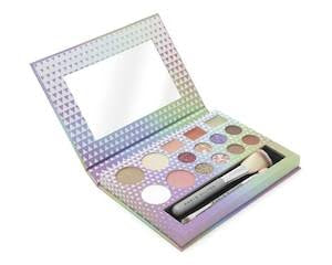 Set Paris Hilton Paleta Flawless (8 sombras + 3 polvo compc + 1 rubor + 3 correctores + brocha) mujer