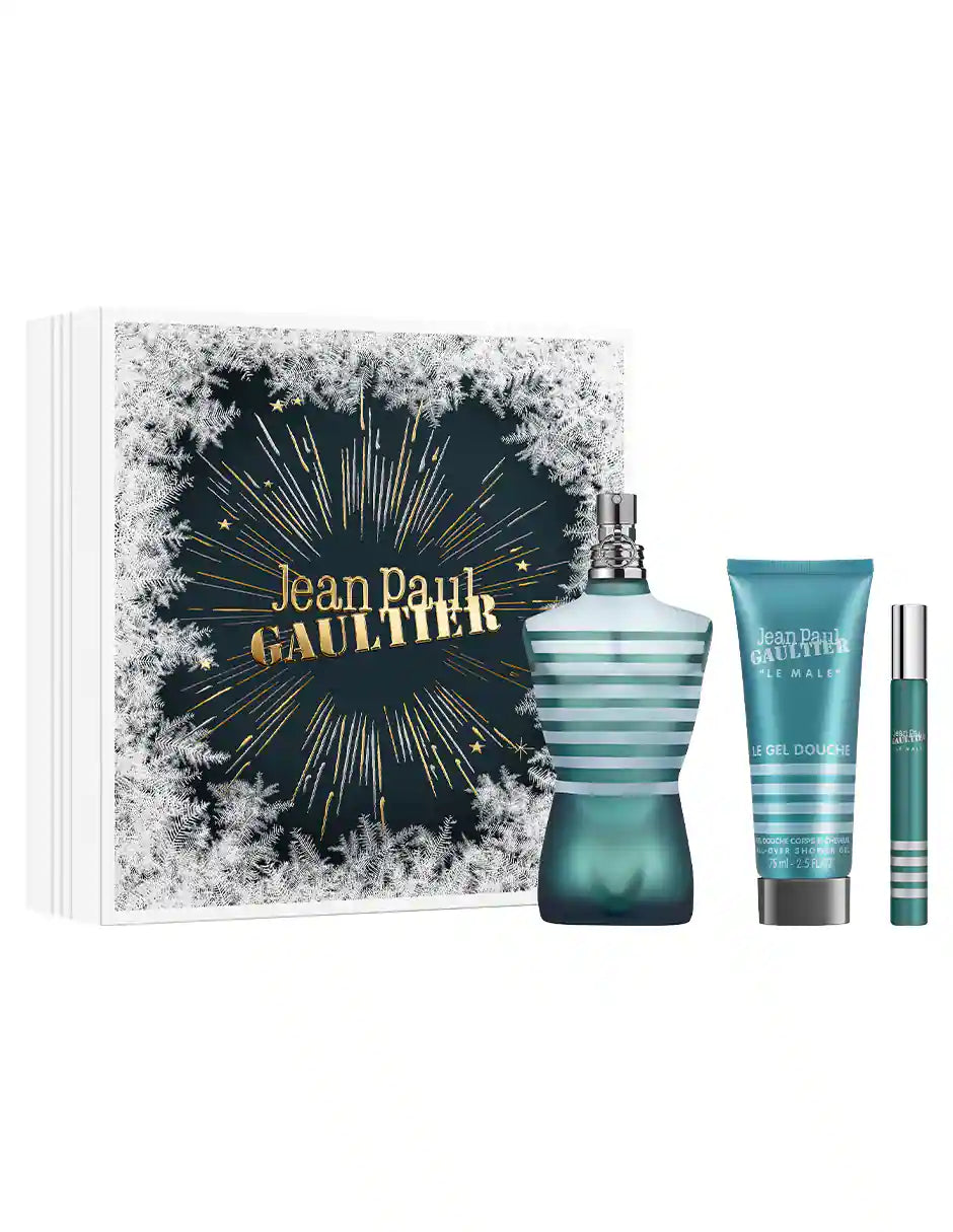 Set Jean Paul Gaultier Le Male (perfume 125 ml + mini 10 ml + gel ducha 75 ml) hombre