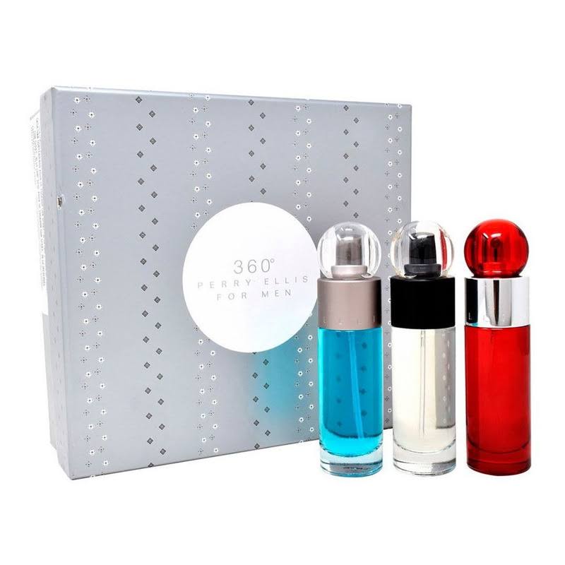 Set Perry Ellis Trío 360 (perfume 30 ml + perfume 30 ml + perfume 30 ml) hombre