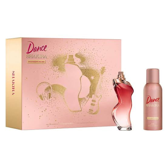 Set Shakira Dance Midnight Muse (perfume 80 ml + body spray 150 ml) mujer