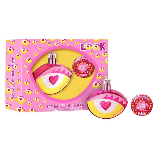 Set Agatha Ruiz de la Prada Look (perfume 80 ml + lipbalm) mujer