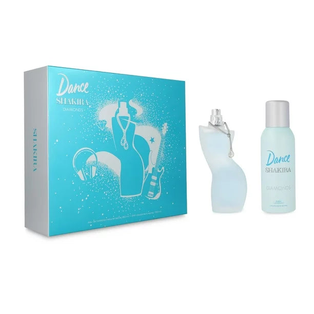 Set Shakira Dance Diamonds (perfume 80 ml + body spray 150 ml) mujer