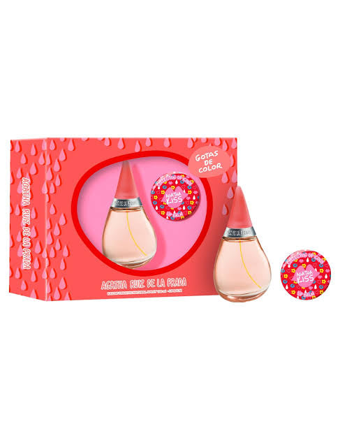 Set Agatha Ruiz de La Prada Gotas de Color (perfume 100 + lipbalm 15 gr) mujer