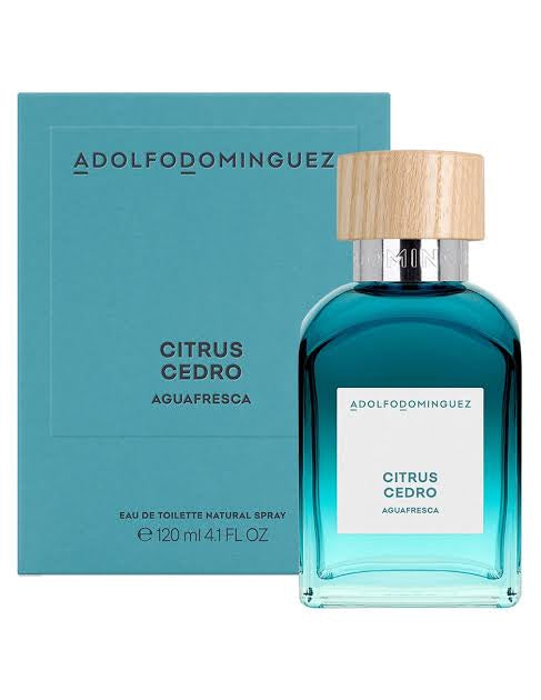 Adolfo Dominguez Agua Fresca Citrus Cedro 120 ml edt hombre