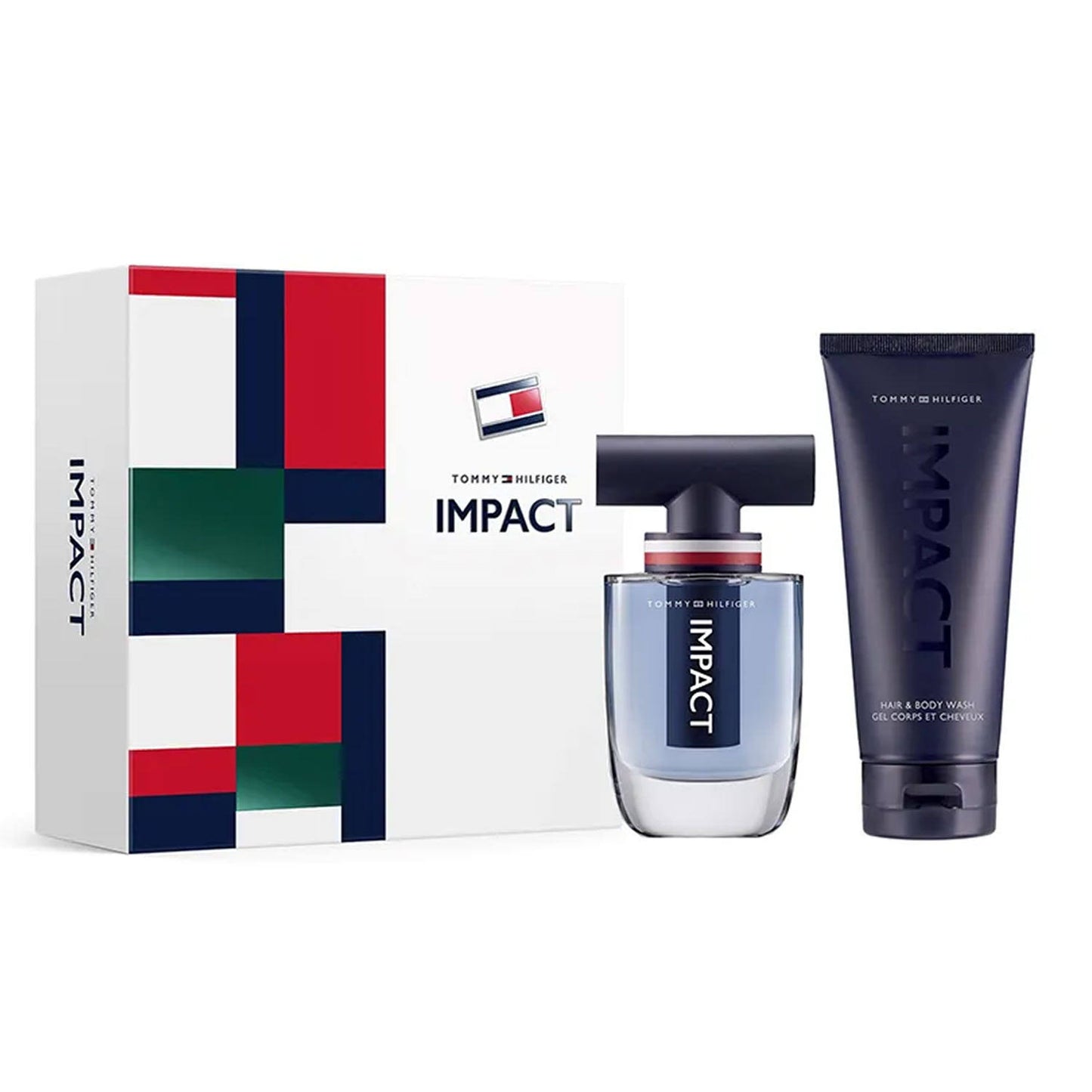 Set Tommy Hilfiger Impact (perfume 100 ml + gel ducha 100 ml) hombre