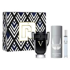 Set Paco Rabanne Invictus Victory (perfume 100 ml + mini 10 ml + desodorante spray 150 ml) hombre