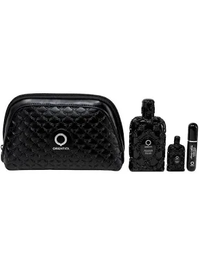 Set Orientica Amber Noir (perfume 80 ml + mini 7.5 ml + travalo + cosmetiquera)unisex