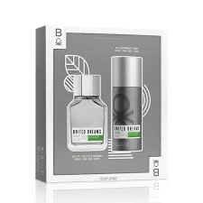 Set Benetton United Dreams Aim High (perfume 100 ml + body spray 150 ml) hombre