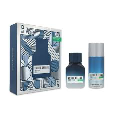 Set Benetton United Dreams Together (perfume 100 ml + body spray 150 ml) hombre