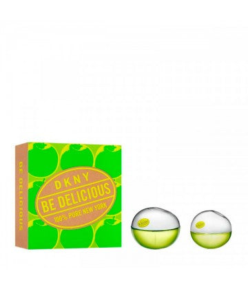 Set Dkny Be Delicious (perfume 100 ml + mini 30 ml) mujer