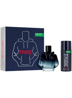 Set Benetton We Are Tribe Intense (perfume 90 ml + body spray 150 ml) hombre