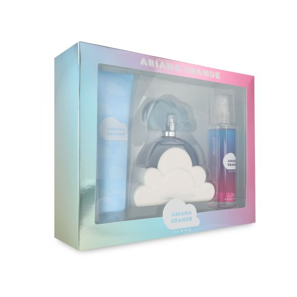 Set Ariana Grande Cloud (perfume 100 ml + body lotion 100 ml + mist 118 ml) mujer