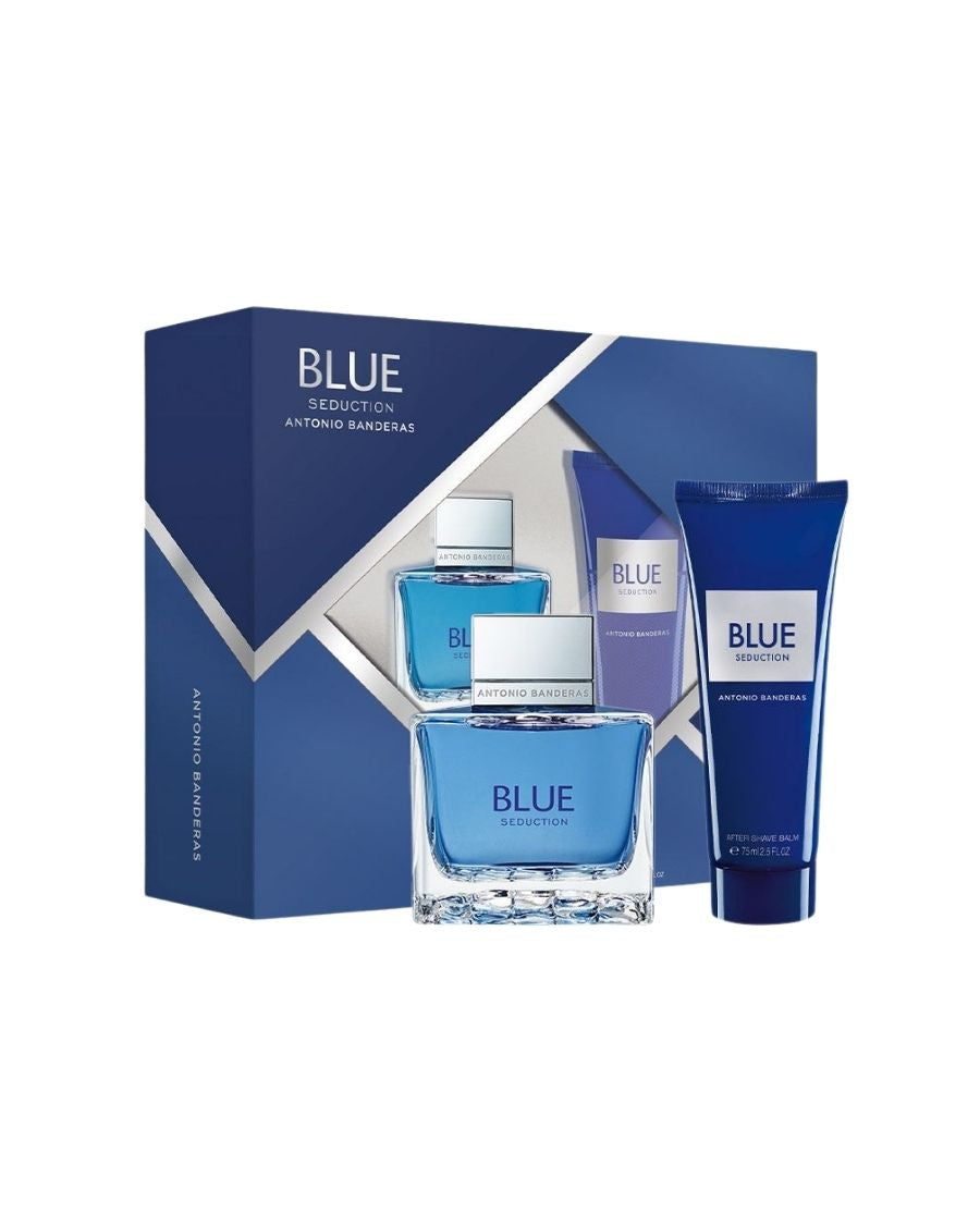 Set Antonio Banderas Blue Seduction (EDT 100 ml + After shave 75 ml) - Ufemme