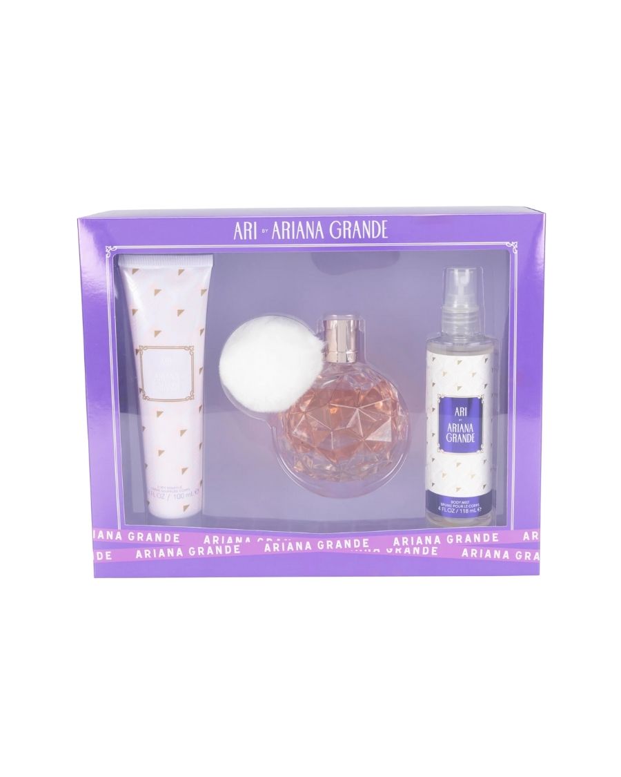 Set Ariana Grande Ari (EDP 100 ml + Mist 118 ml + Body souffle 100 ml) - Ufemme