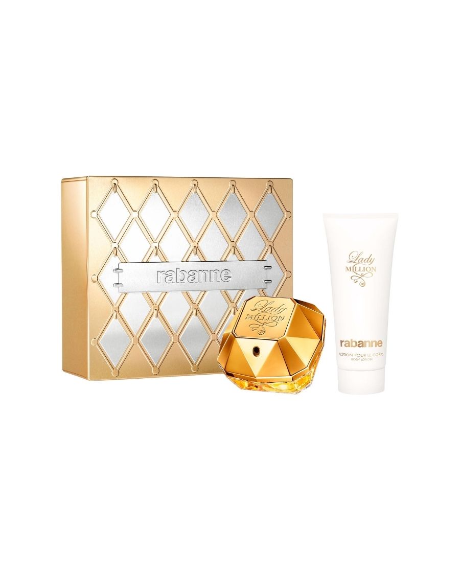 Set Paco Rabanne Lady Million (EDP 80 ml + Loción corporal 100 ml) - Ufemme