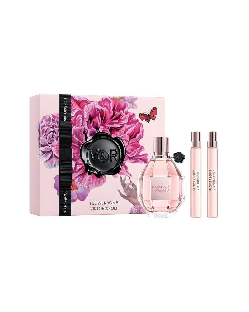 Set Viktor & Rolf Flowerbomb (EDP 100 ml + Mini EDP 10 ml) - Ufemme