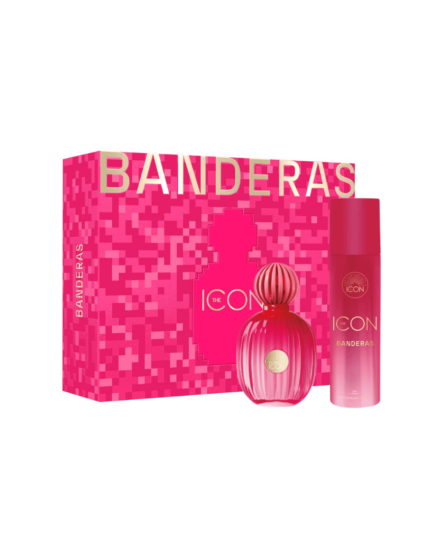Set Antonio Banderas The Icon (EDP 100 ml + Desodorante 150 ml) Mujer