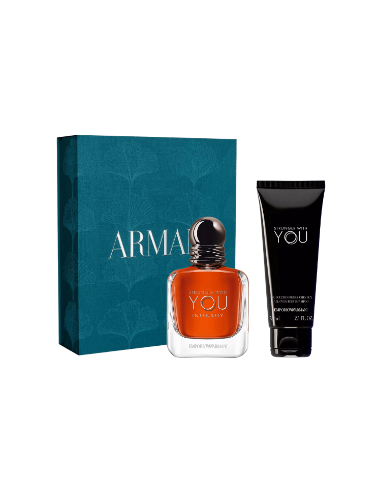Set Emporio Armani Stronger With You Intensely (EDP 50 ml + Gel de ducha 75 ml) - Ufemme