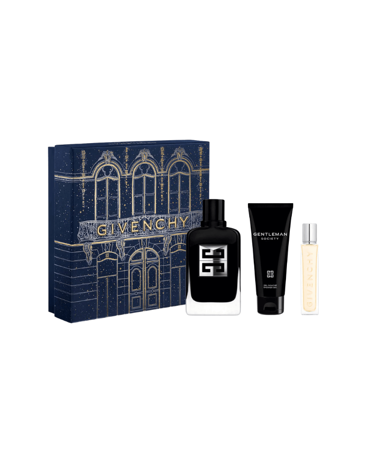 Set Givenchy Gentleman Society (EDP 100 ml + Gel de ducha 75 ml + Mini 12,5 ml) - Ufemme