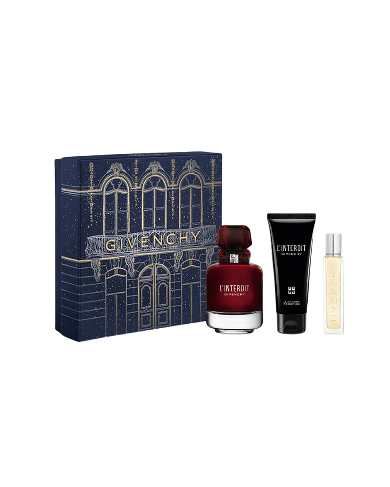 Set Givenchy L'Interdit Rouge (edp 80 ml + loción 75 ml + mini 12 ml) Mujer