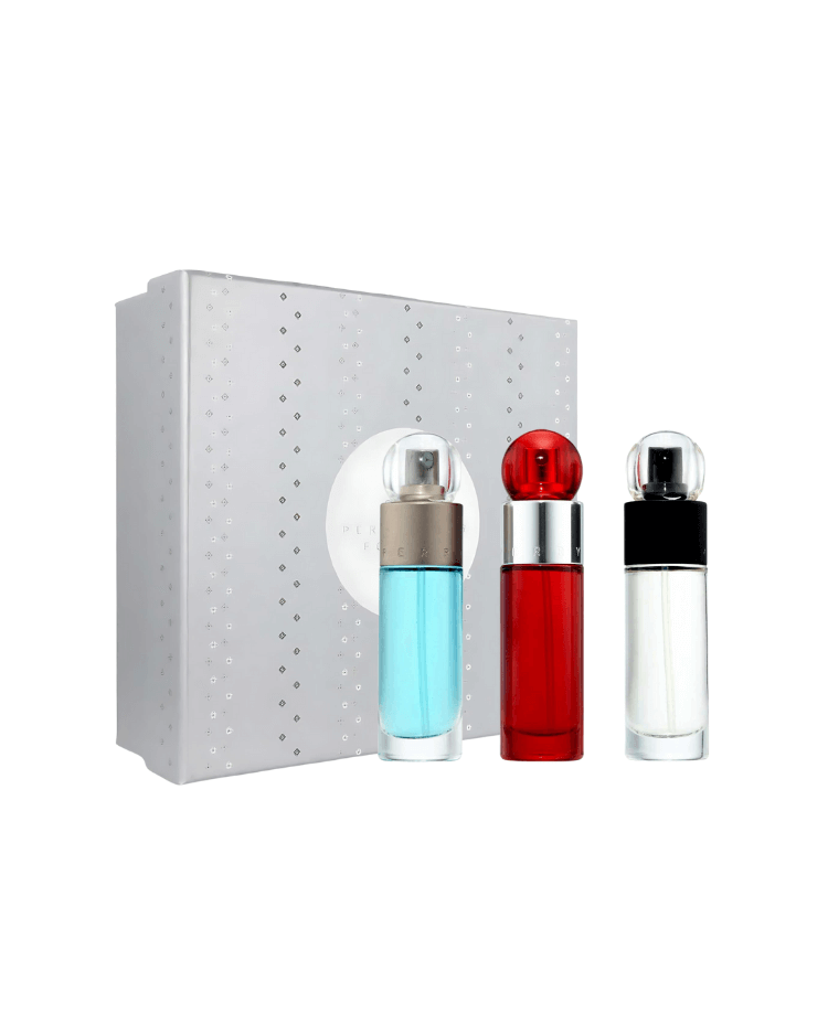 Set Perry Ellis Trio (360° edt 30ml + 360° Red edt 30ml + Reserve edt 30ml) - Ufemme