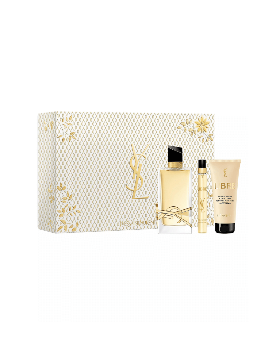 Set Yves Saint Laurent Libre (EDP 90 ml + Loción bálsamo 50 ml + Mini EDP 10 ml) Mujer