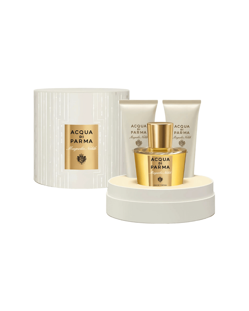 Set Acqua Di Parma Magnolia Nobile (perfume 100 ml + crema corporal 75 ml + gel de baño 75 ml) mujer - Ufemme